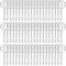 360Pcs Keychain Bulk, 120Pcs Keychain Rings with Chain and Open Jump Ring with Screw Eye Pins for Crafts and Jewelry Making